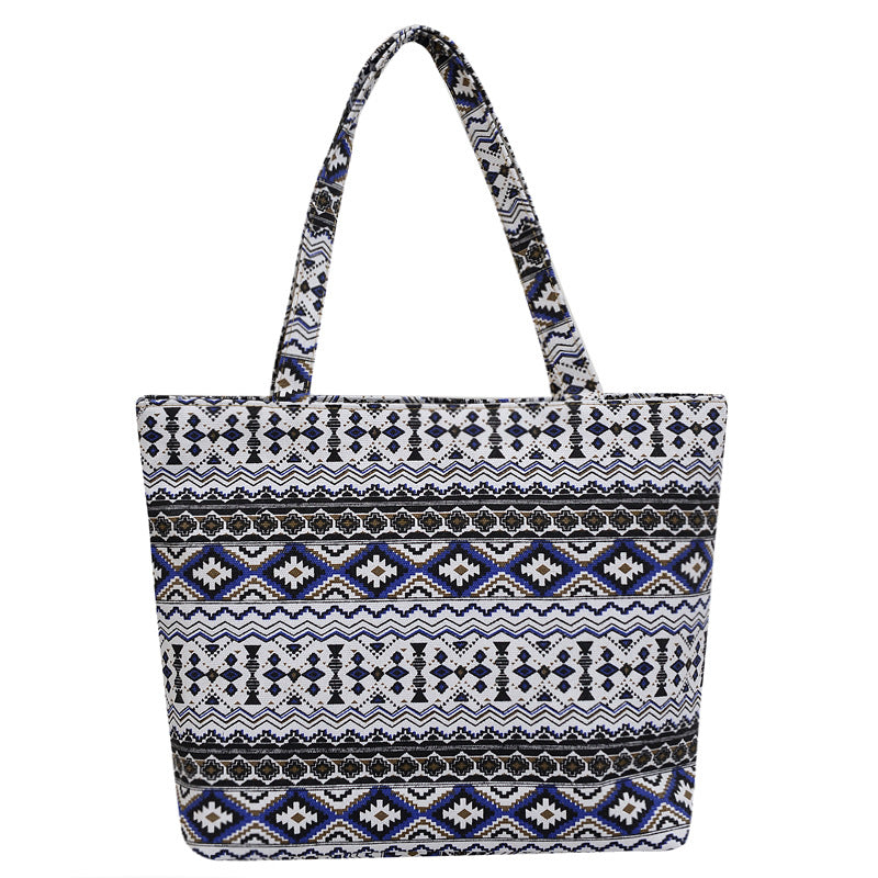 Wholesale Polyester Ethnic Canvas Shoulder Bag